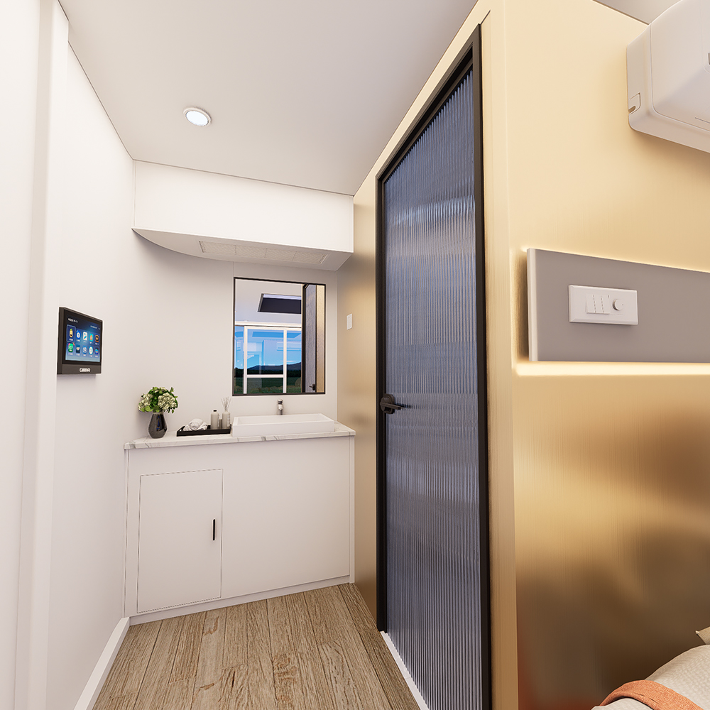 Kediaman Modular Tertutup Pasang Siap S1