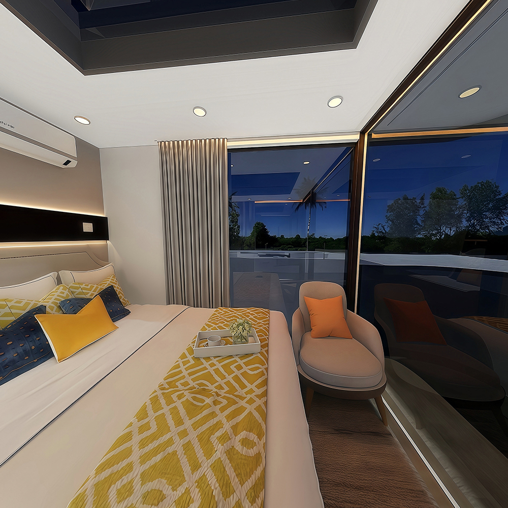 Rumah Kapsul Modular Pasang Siap Standard S1
