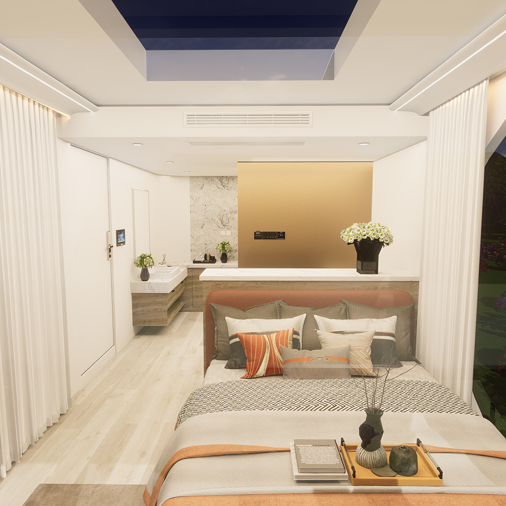 Rumah Modular Pintar Prefab Standard S3