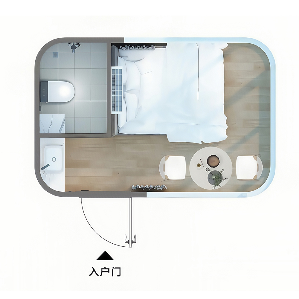 Pod Perkhemahan Landskap Modular C1